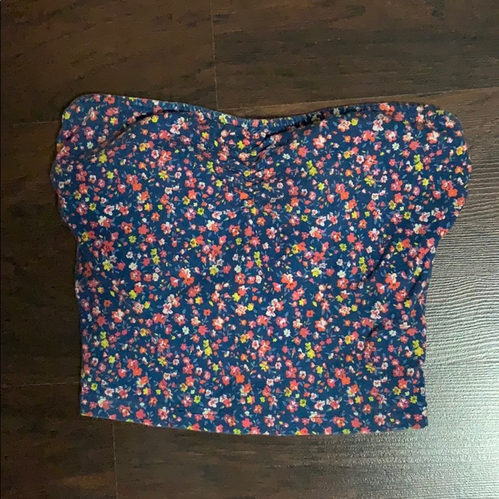 The Garage Floral Tube Top